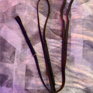 Brown Leather running martingale full size